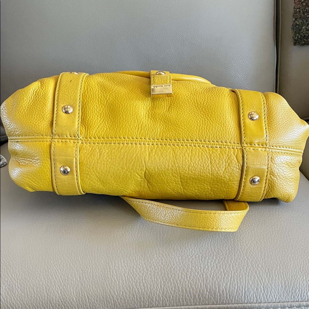 Michael Kors Vibrant Yellow Handbag - Picture 5 of 16